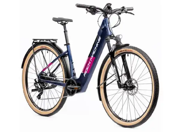 Rock Machine Storm INT e90-29 lady touring matte blue/silver/pink rower elektryczny