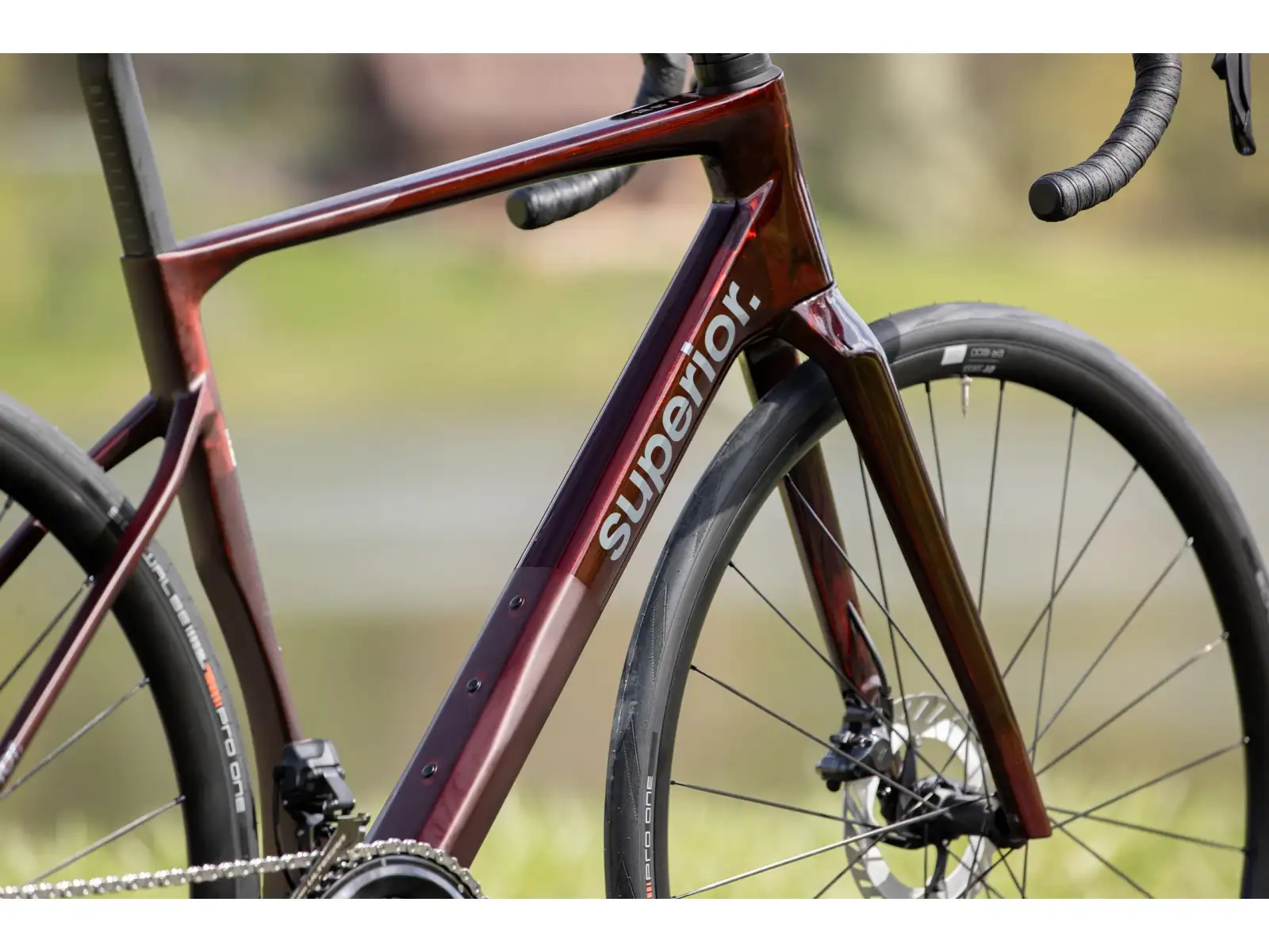 Superior XR 9.7 GF gravel rower Gloss Carbon Red
