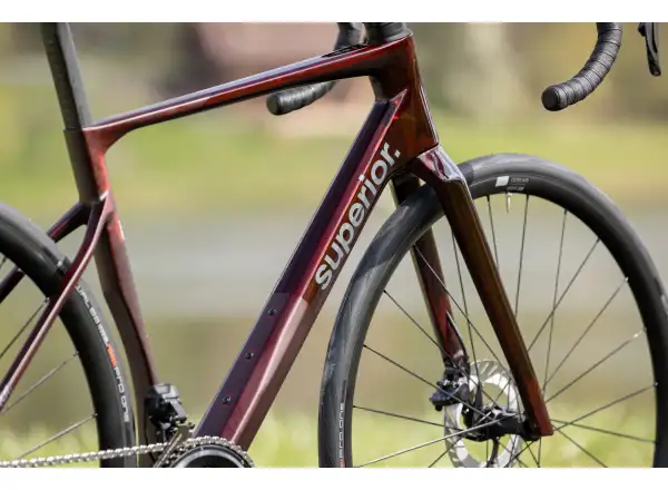 Superior XR 9.7 GF gravel rower Gloss Carbon Red