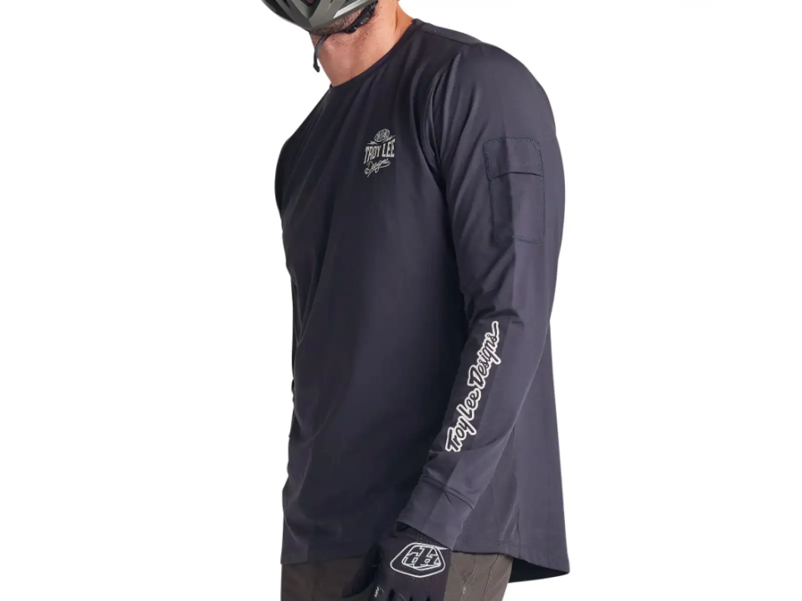 Troy Lee Designs Ruckus Ride Tee męska koszulka długi rękaw Bolts Carbon