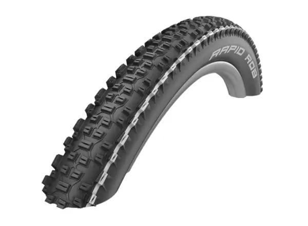 Schwalbe Rapid Rob KevlarGuard 27,5x2,25" MTB opona drutowana white stripes