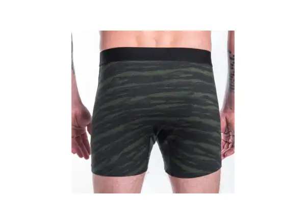 Sensor Merino Impress męskie bokserki czarna/Batik
