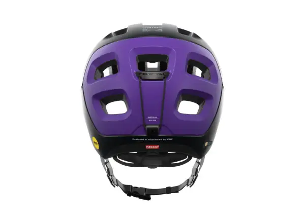 POC Tectal Race MIPS kask Uranium Black/Sapphire Purple Metallic/Matt