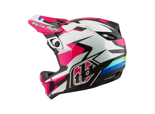 Troy Lee Designs D4 Polyacrylite MIPS kask Roamer Magenta
