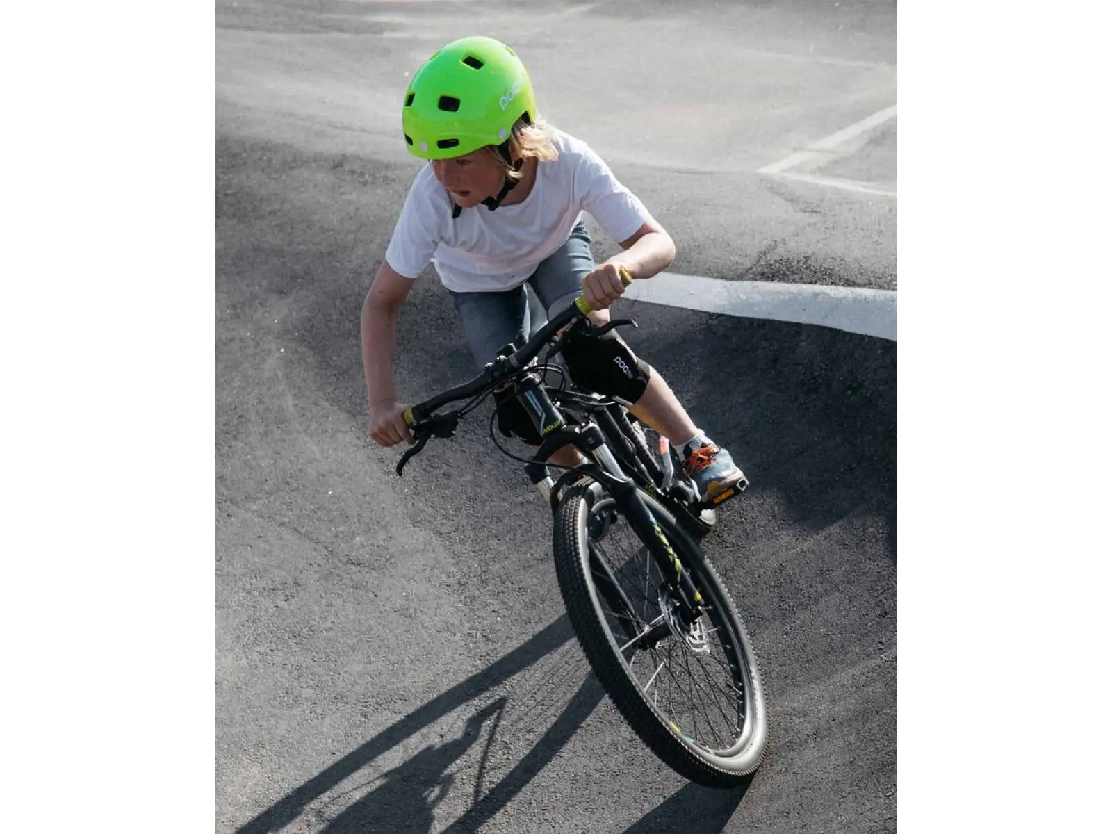 POC POCito Crane MIPS dziecięcy kask Fluorescent Yellow/Green