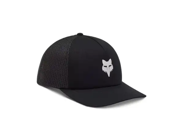 Fox Head Trucker Hat męska czapka z daszkiem Black
