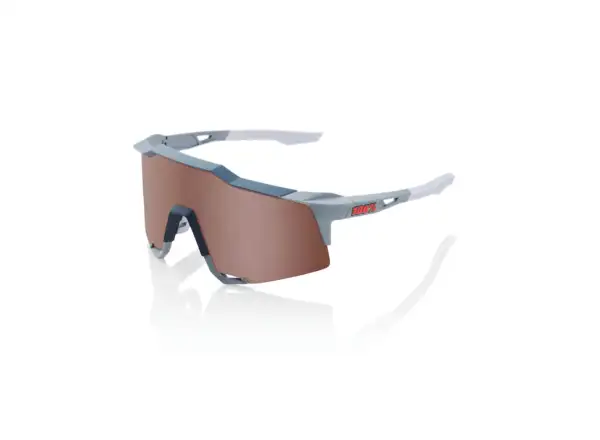 100% SPEEDCRAFT HiPER Crimson Silver okulary kamiennoszary/brązowy