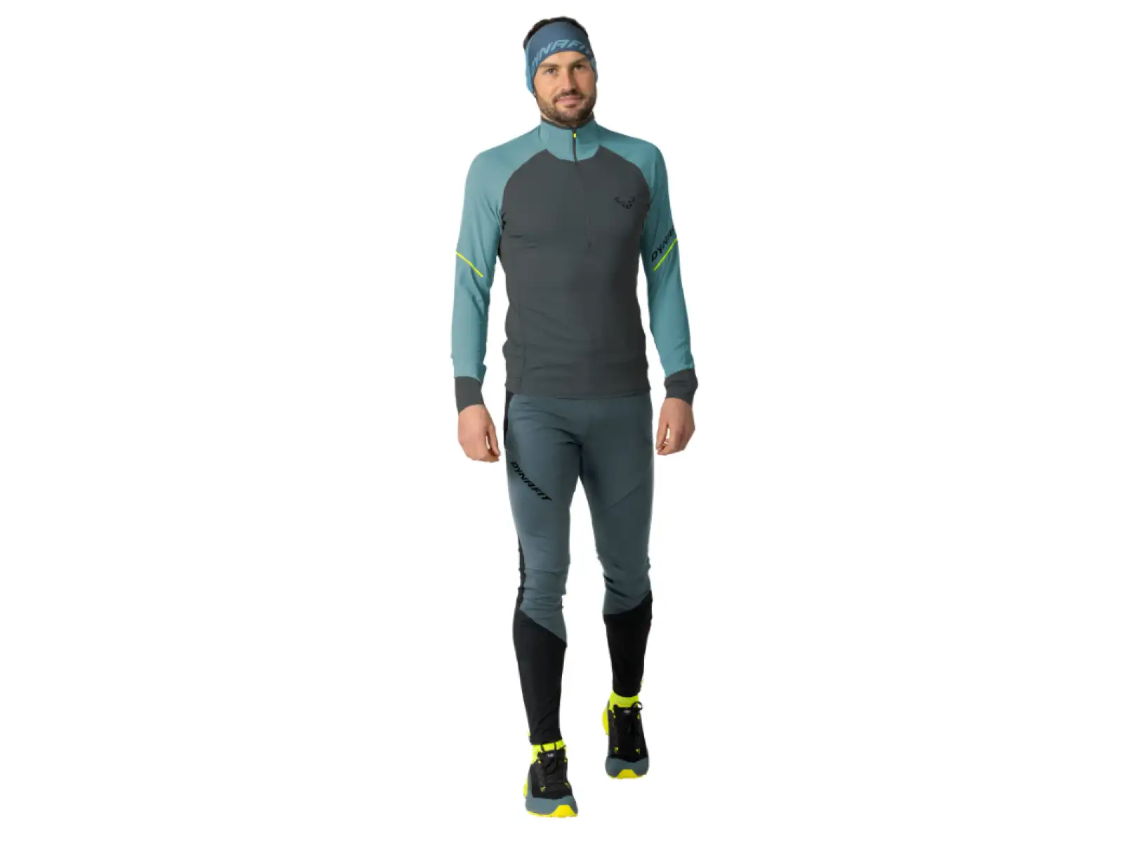 Dynafit Alpine 1/2 Zip Tee męska koszulka długi rękaw Smoke Blue