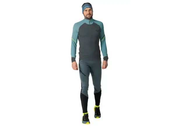 Dynafit Alpine 1/2 Zip Tee męska koszulka długi rękaw Smoke Blue