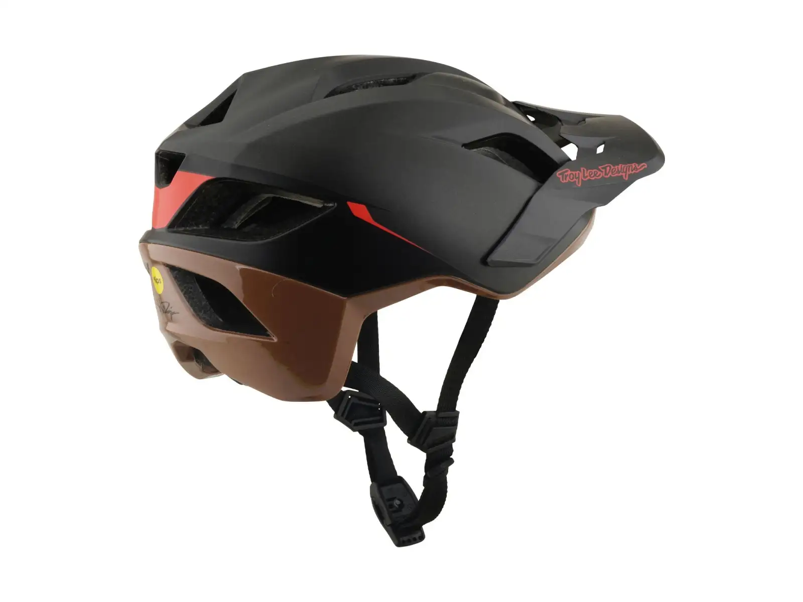 Troy Lee Designs Flowline SE MIPS kask Stacks Charcoal/Sienna