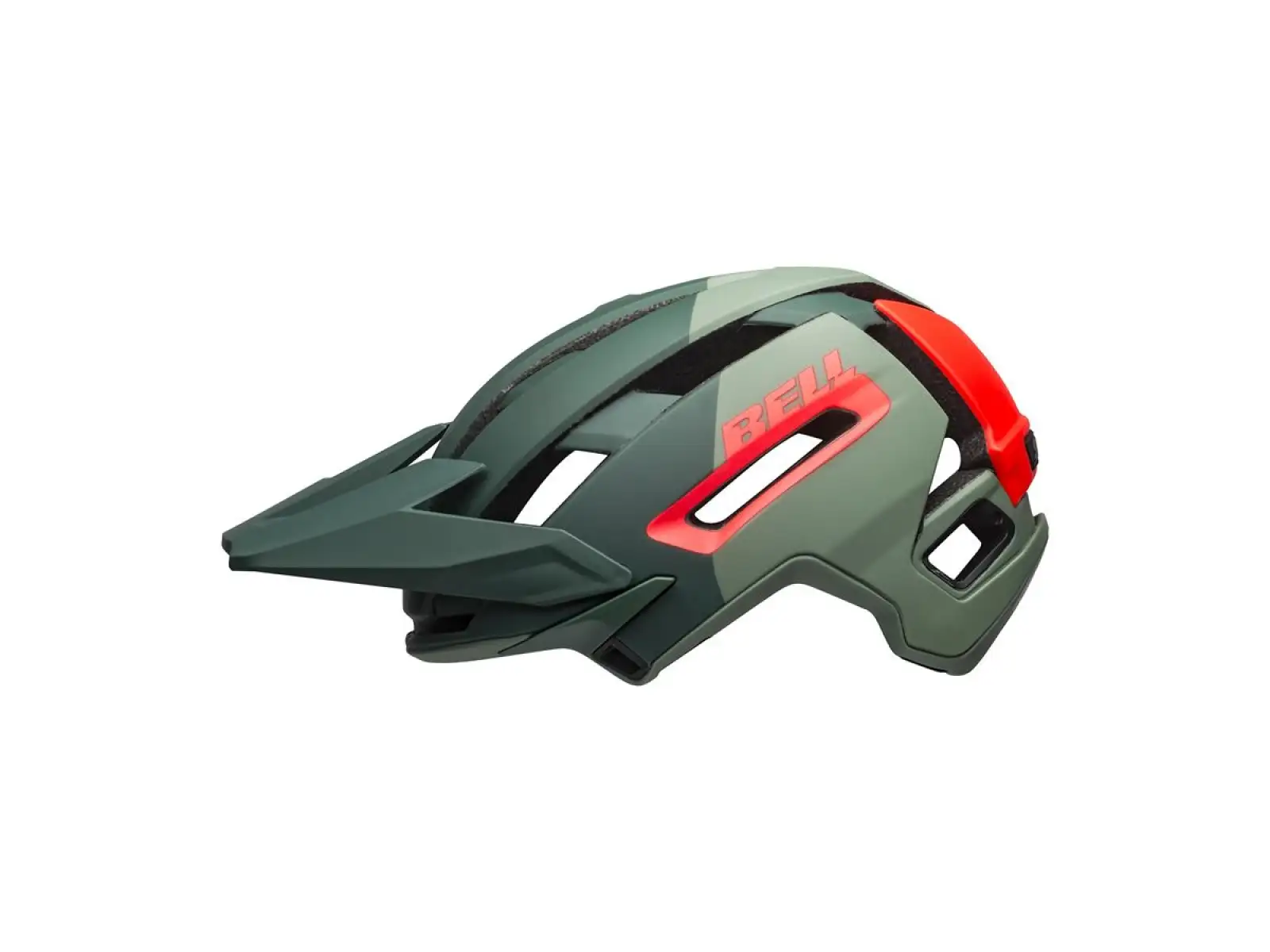 Bell Super Air R Spherical kask Mat/Glos Green/Infrared