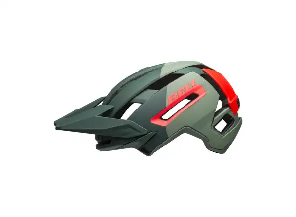 Bell Super Air R Spherical kask Mat/Glos Green/Infrared