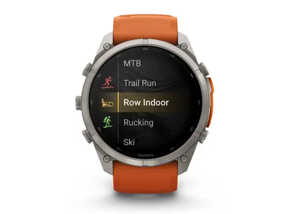 Garmin Fénix 9 Pro inReach 51 mm smartwatch  Titanium Autumn orange/Spark orange