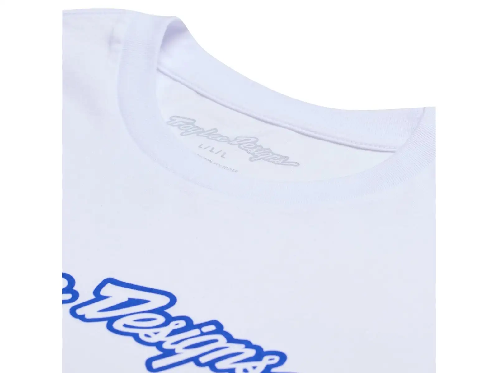 Troy Lee Designs Signature męska koszulka z krótkim rękawem White