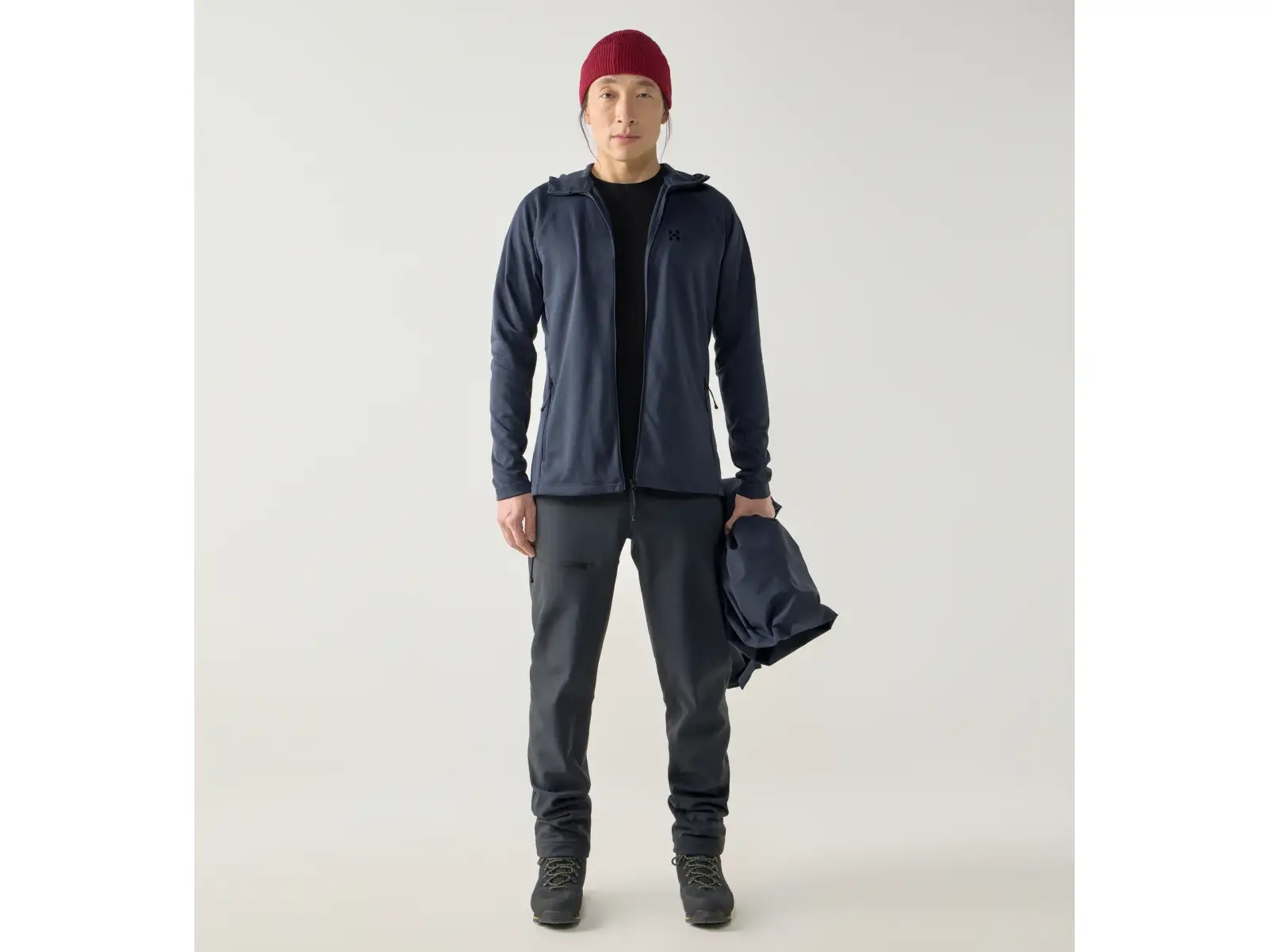 Haglöfs Korp Mid Hood pánská mikina Tarn Blue