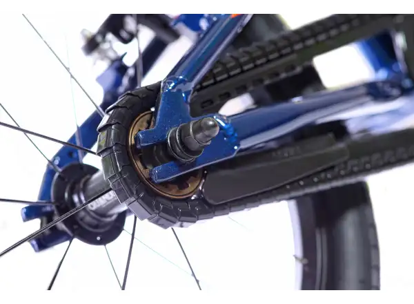 Amulet 16 Mini Superlite dark blue metalic/orange shiny rower dziecięcy