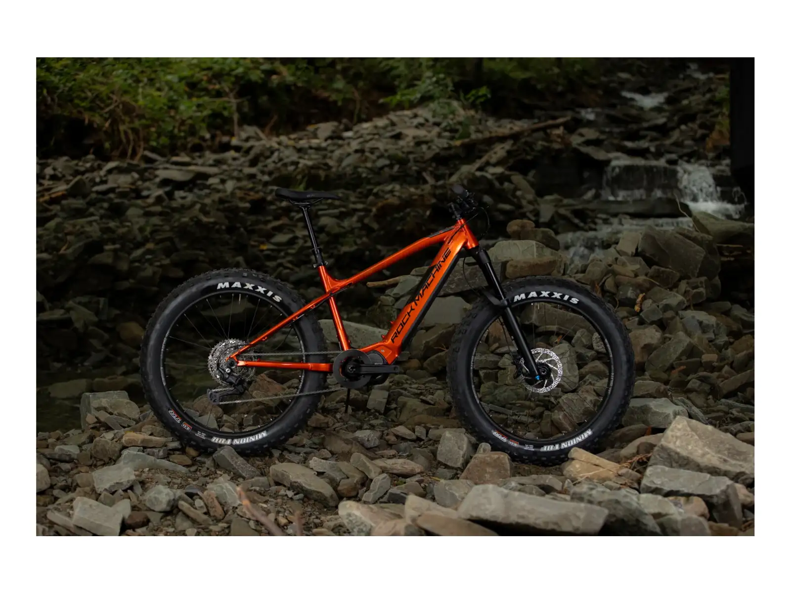 Rock Machine VYÖRY e90-26 rower elektryczny fatbike Metallic Orange/Black WZÓR