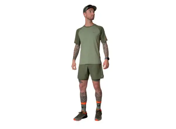 Dynafit Alpine Pro 2w1 męskie spodenki biegowe Thyme