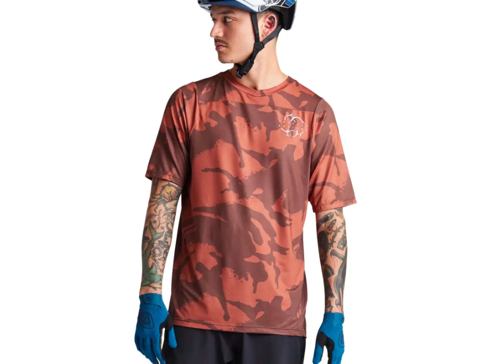 Troy Lee Designs Skyline męska koszulka z krótkim rękawem Shadow Camo Brick