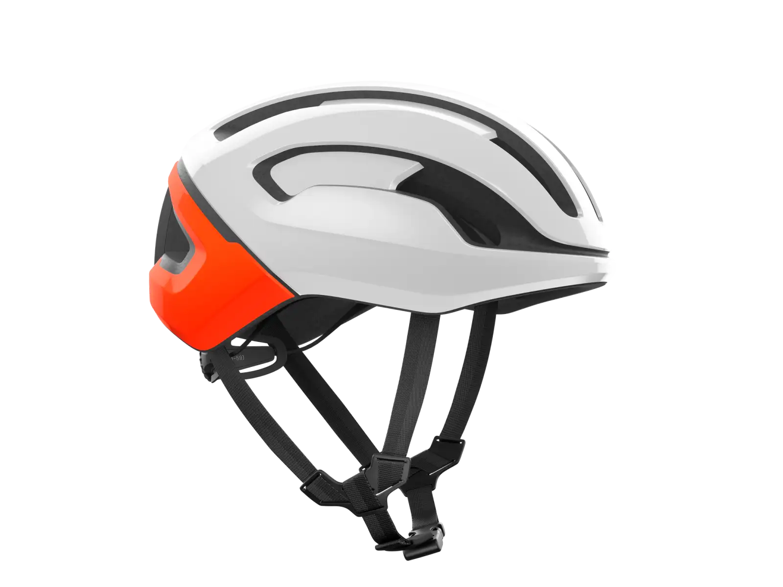 POC Omne Air MIPS szosowy kask Hydrogen White/Fluorescent Orange