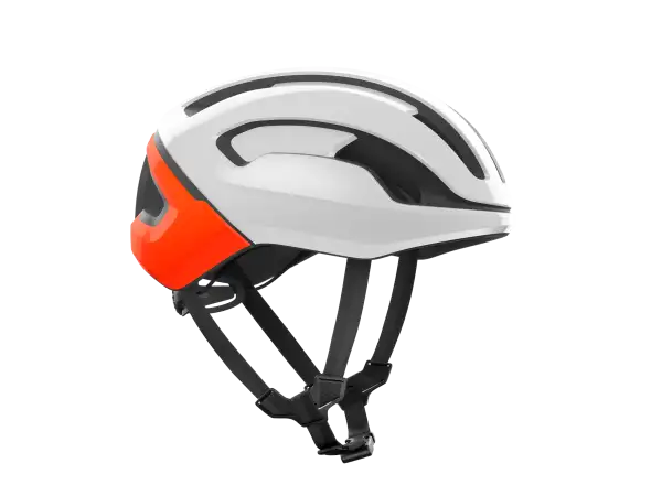 POC Omne Air MIPS szosowy kask Hydrogen White/Fluorescent Orange