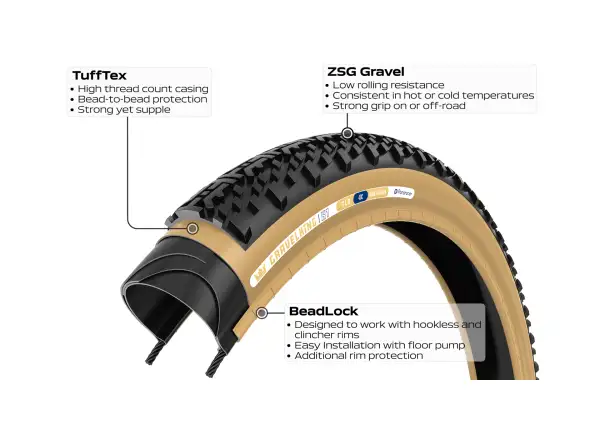 Panaracer GravelKing X1 opona 700x35 czarna
