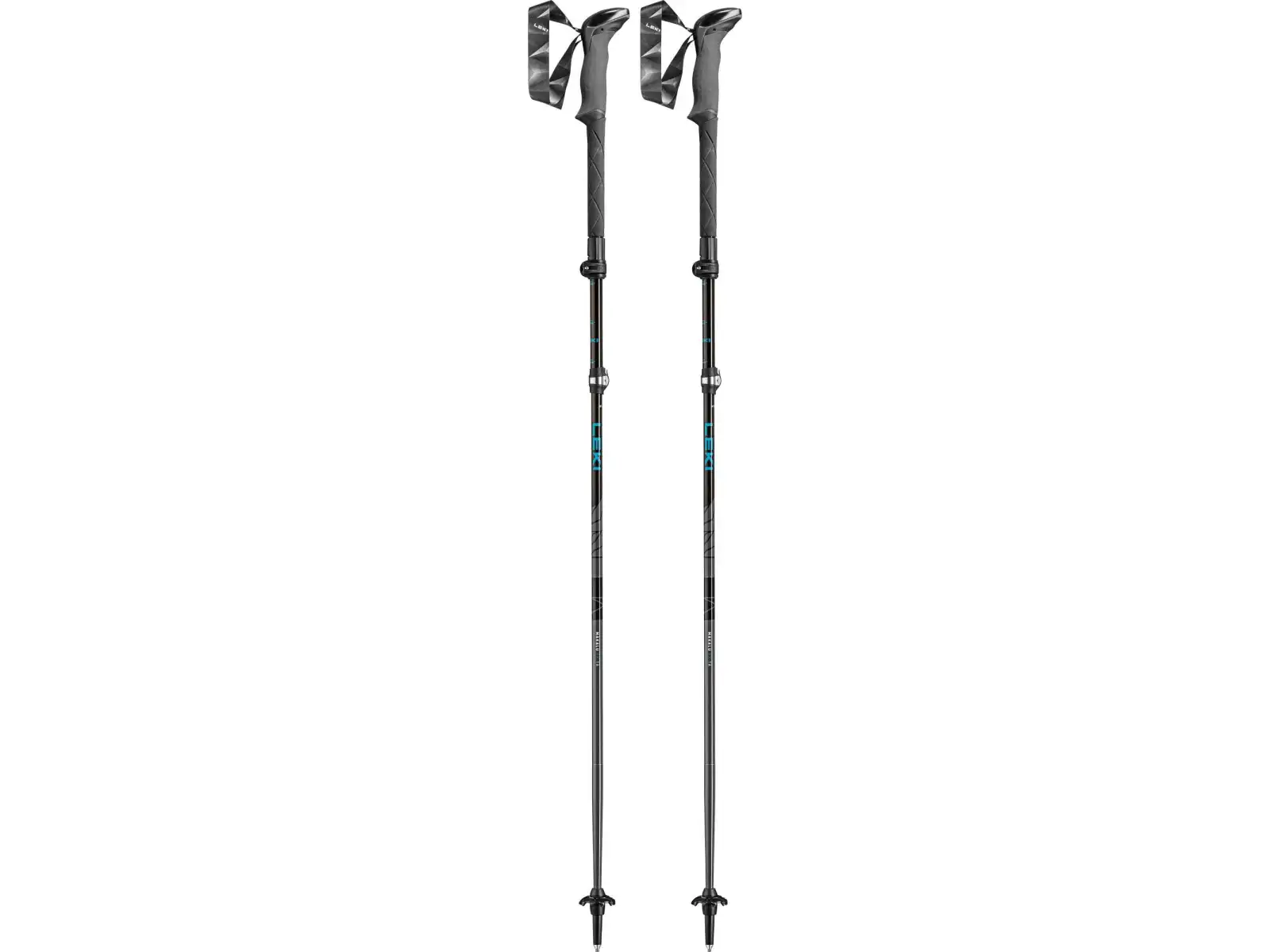 Leki Makalu FX kije trekkingowe Petrol/Black/Silver roz. 110-130 cm