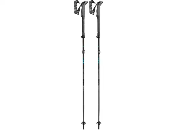 Leki Makalu FX kije trekkingowe Petrol/Black/Silver roz. 110-130 cm