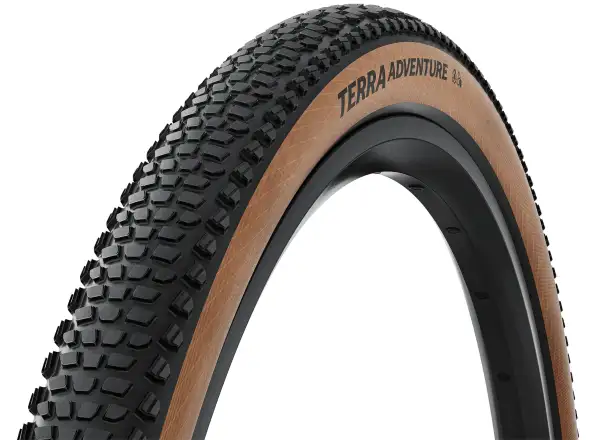 Continental Terra Adventure TLR, E-25 45-622 opona kevlar czarna/przezroczysta