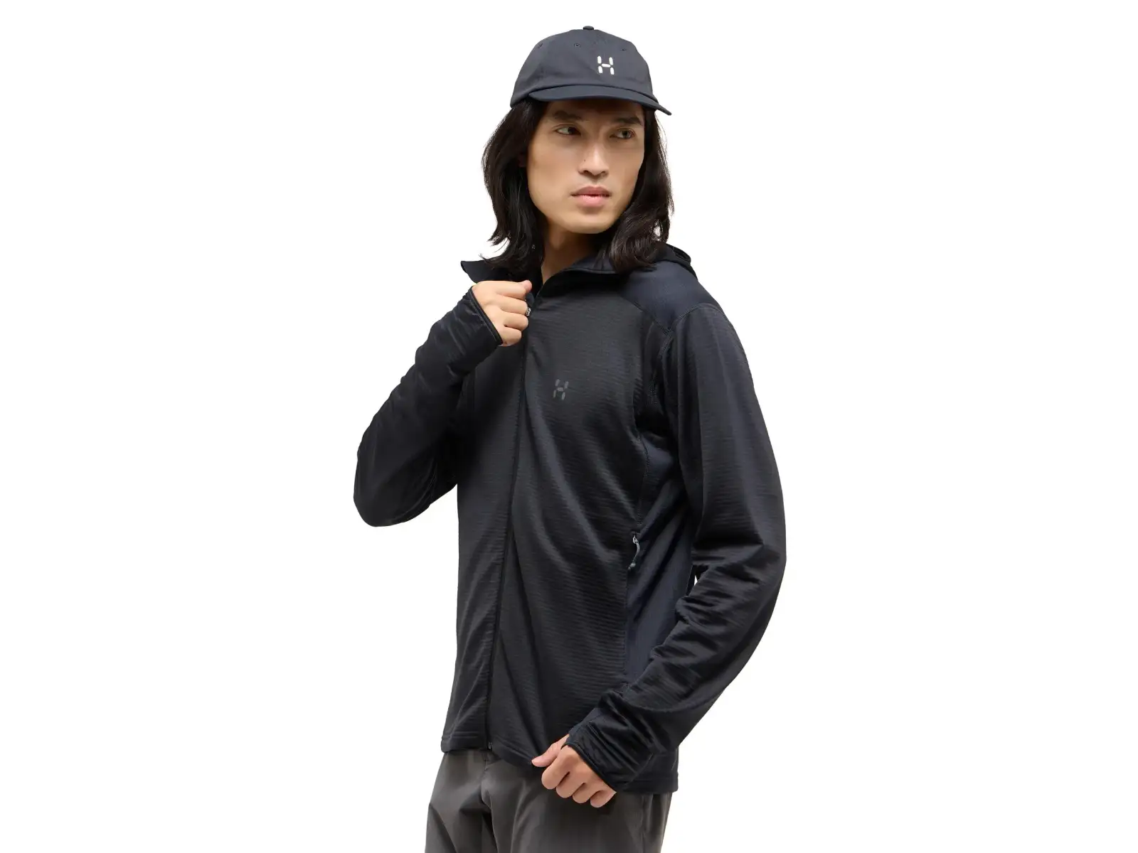 Haglöfs L.I.M Mid Multi Hood męska bluza True Black