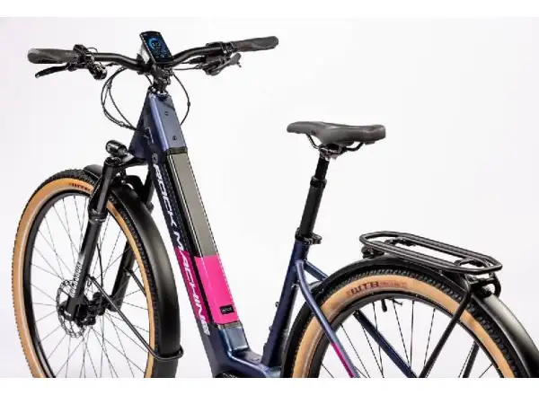Rock Machine Storm INT e90-29 lady touring matte blue/silver/pink rower elektryczny