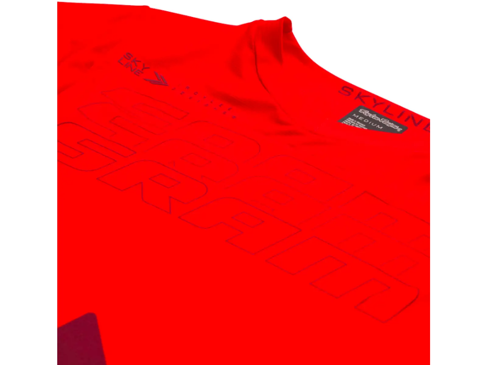 Troy Lee Design Skyline SS SRAM Eagle One męska koszulka z krótkim rękawem Fiery Red