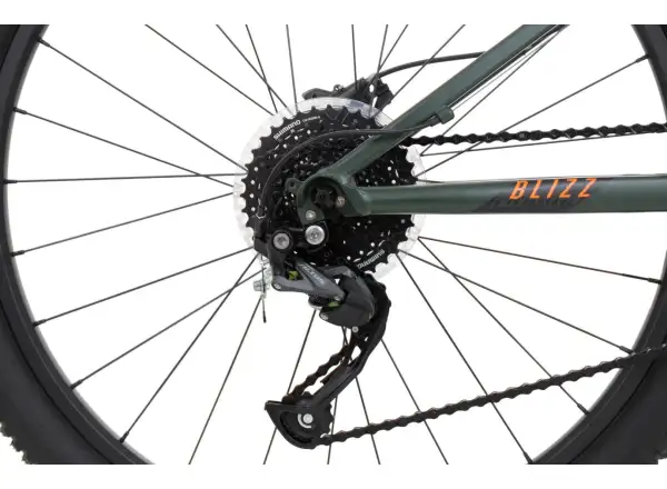 Rock Machine Blizz 27 HD rower dziecięcy Mat Khaki/Neon Orange/Black