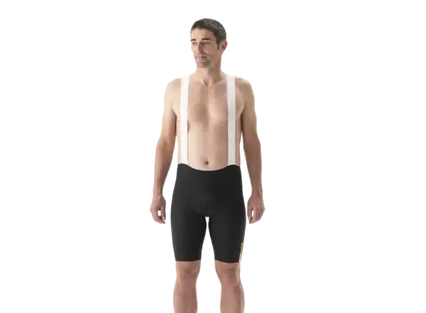 Mavic Aksium męskie szorty z wkładką i szelkami Black