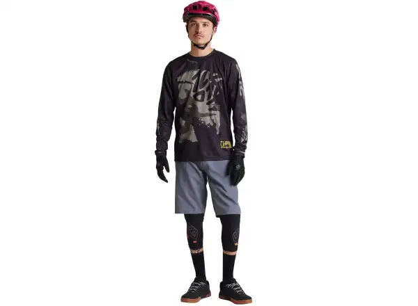 Troy Lee Designs Flowline Confident koszulka z długim rękawem Black