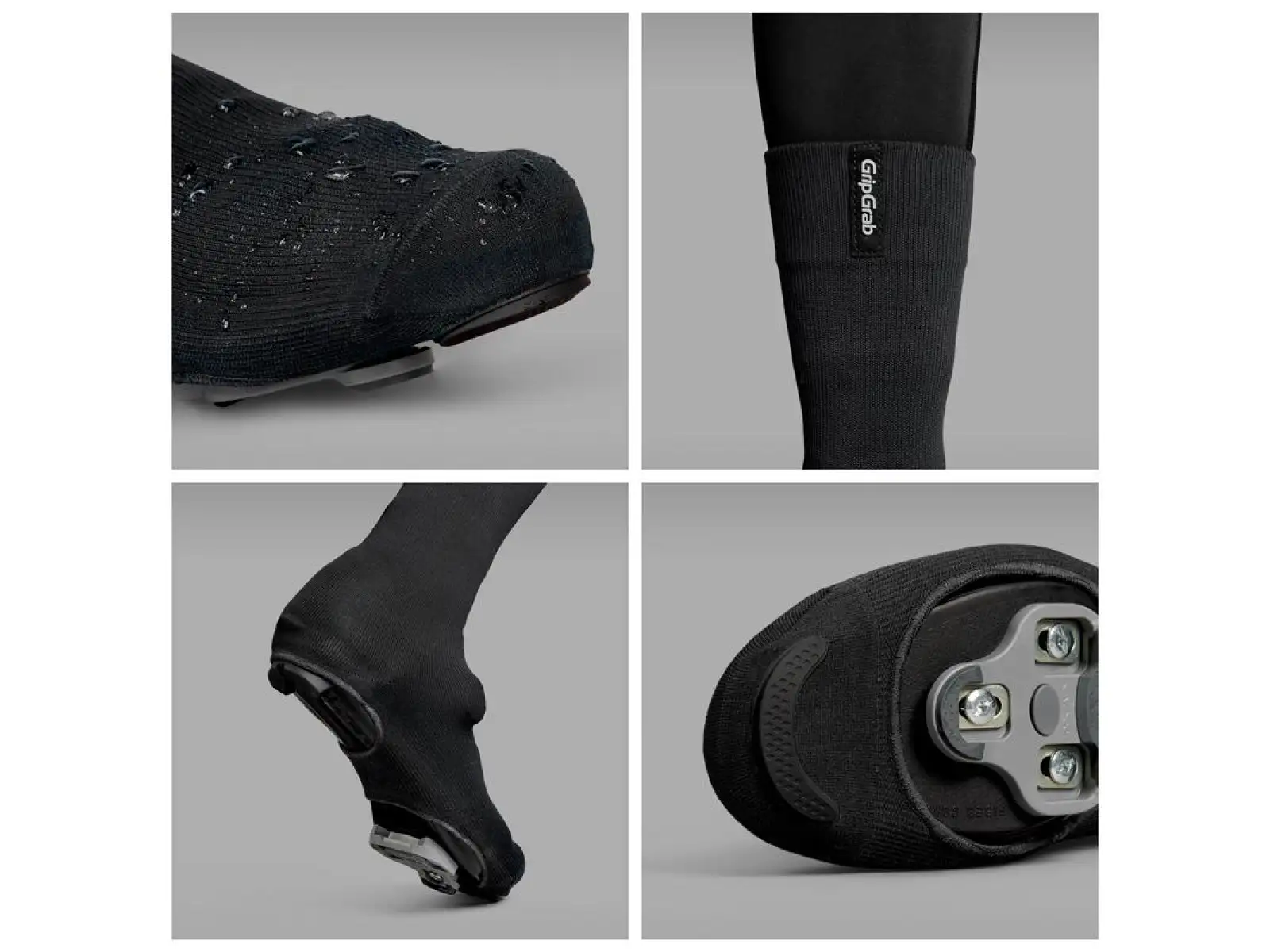 Grip Grab Flandrien Waterproof nakładki szosowe żółte