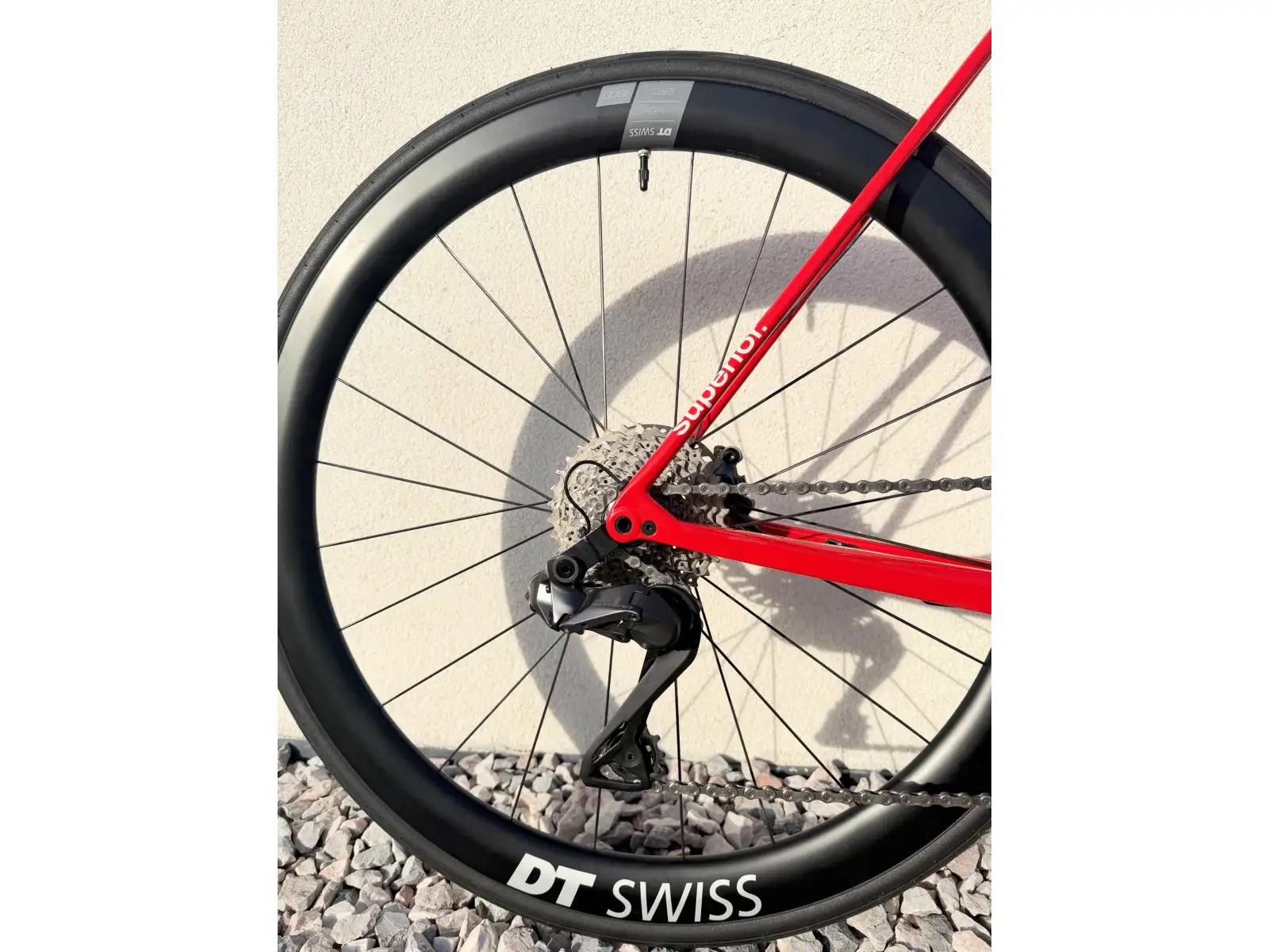 Superior RR 9.8 rower szosowy Gloss Red / White SPRAWDZONE