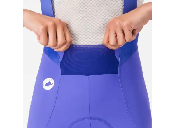 Castelli Espresso 2 W damskie spodenki z wkładką i szelkami Ultraviolet