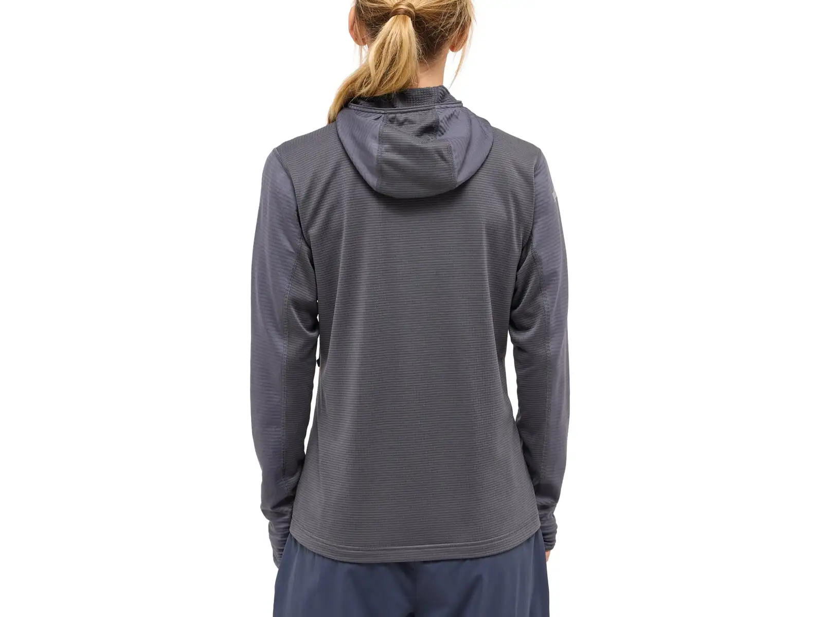 Haglöfs L.I.M Mid Multi Hood damska bluza z kapturem ciemnoszara