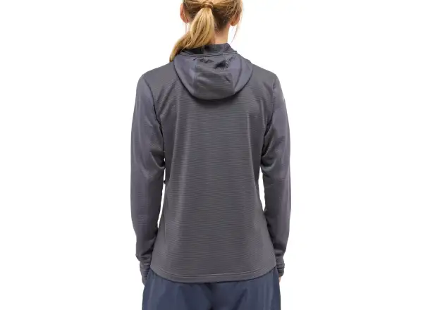 Haglöfs L.I.M Mid Multi Hood damska bluza z kapturem ciemnoszara