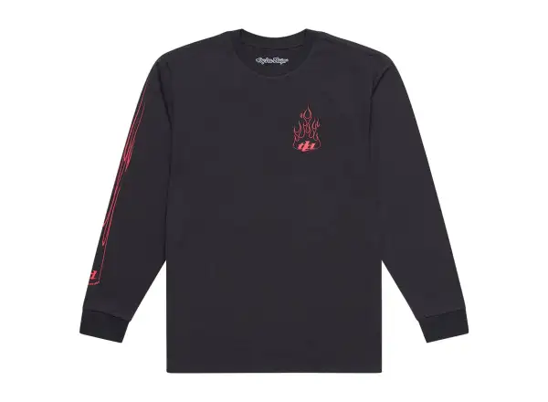 Troy Lee Designs Torched koszulka z długim rękawem Carbon