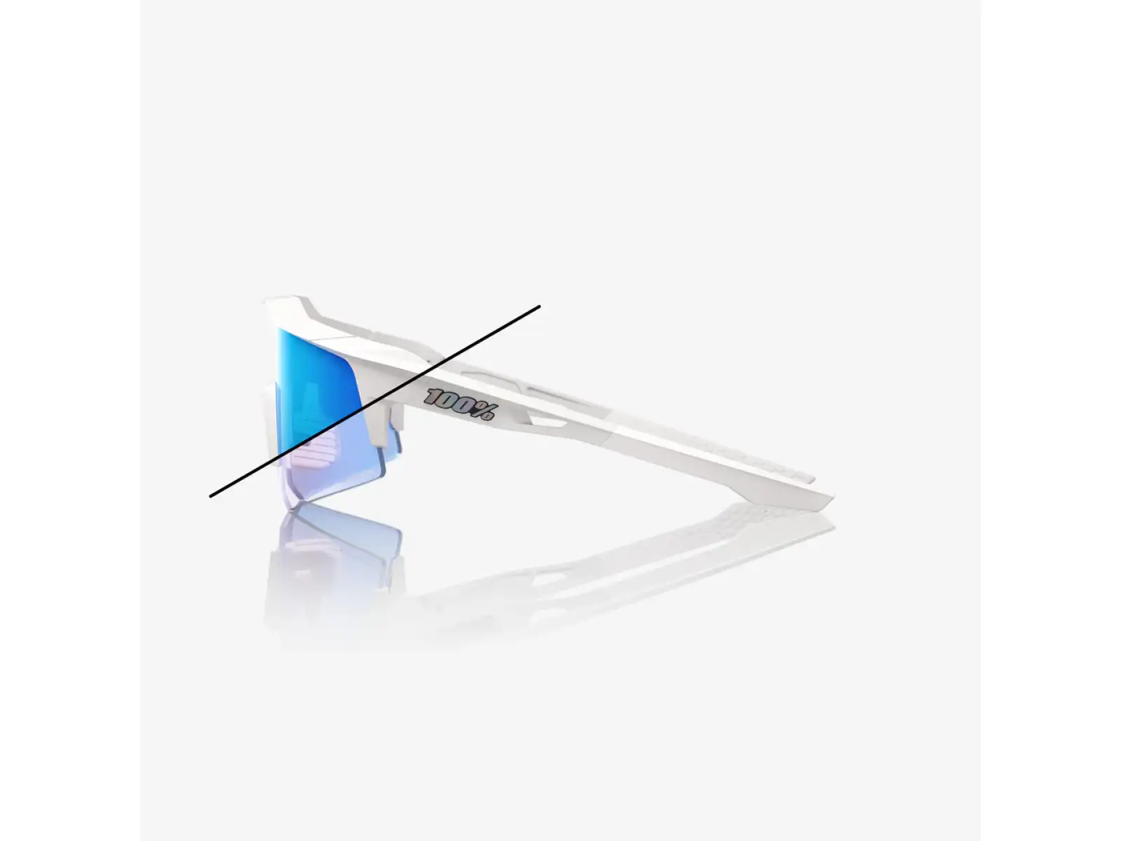 100% Speedcraft okulary XS LE Bastille Blue Mirror Photochromic