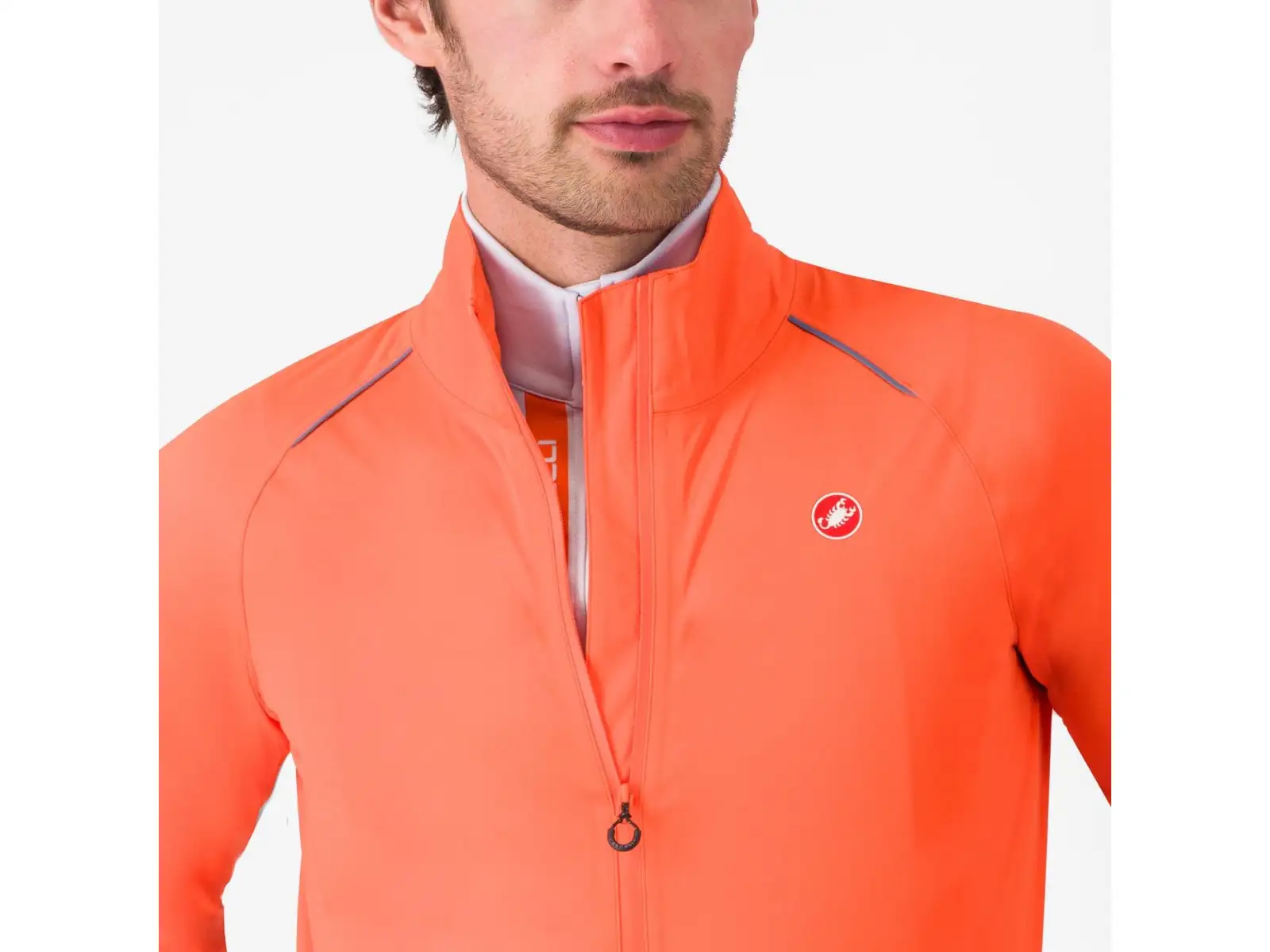 Castelli Emergency 3 Rain Jacket męska kurtka Brilliant Orange