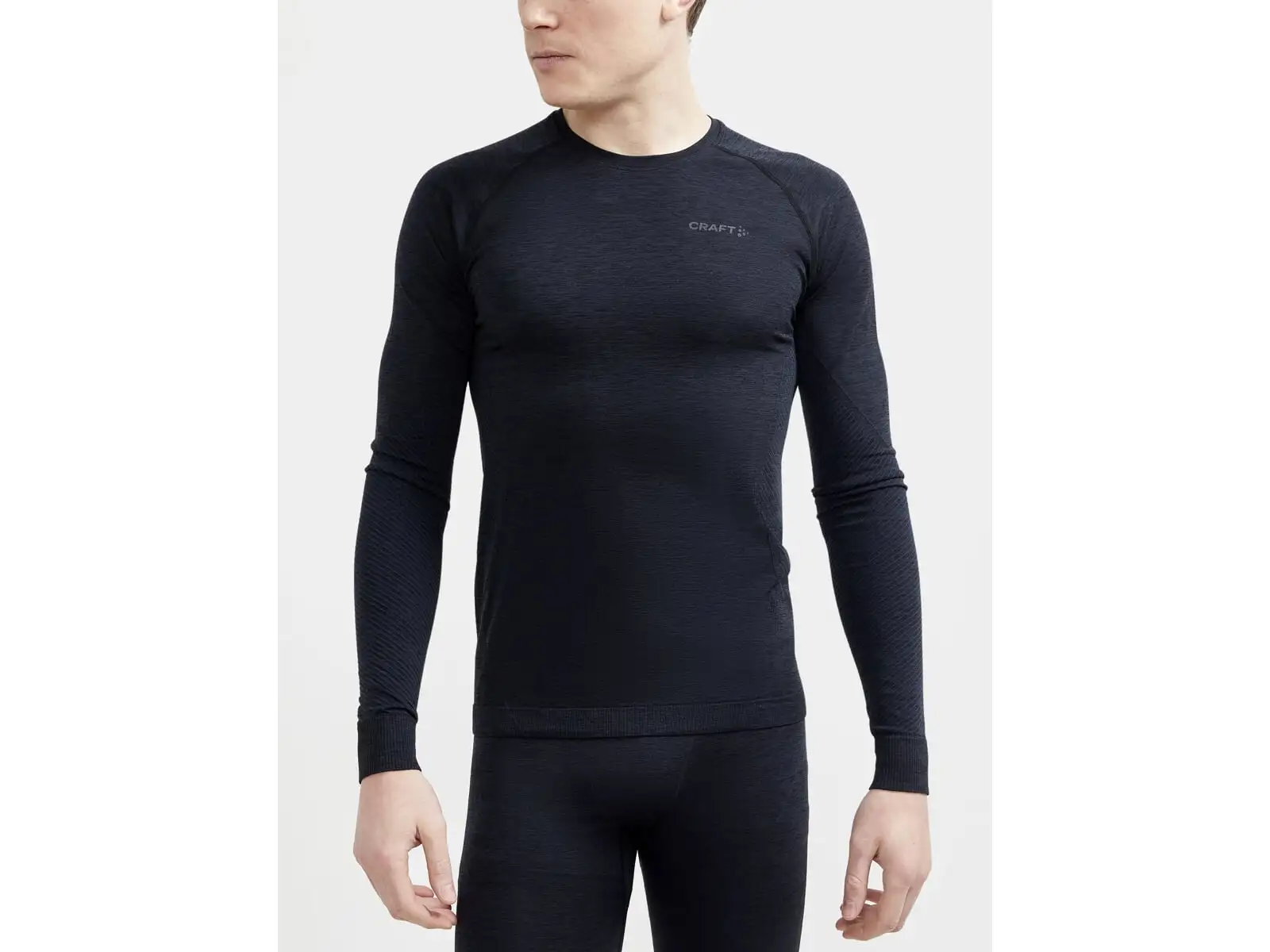 Craft Core Dry Active Comfort męska koszulka z długim rękawem czarna