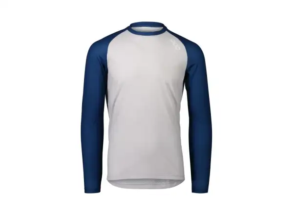 POC Pure męska koszulka MTB z długim rękawem Lead Blue/Granite Grey