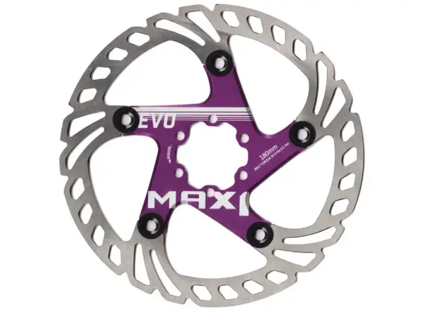 MAX1 Evo tarcza hamulcowa 180 mm fioletowy