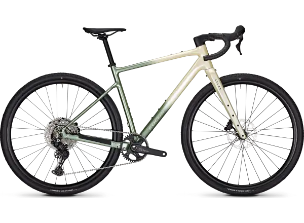 Focus Atlas 6.7 rower gravel Champagne/Mintgrey