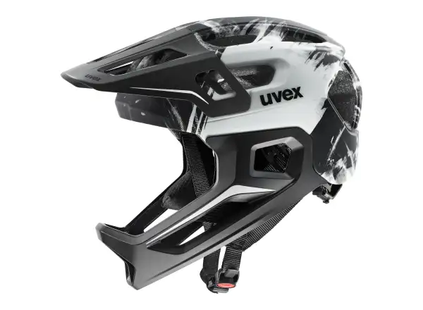 Uvex React JR Fullface kask MTB White Matt
