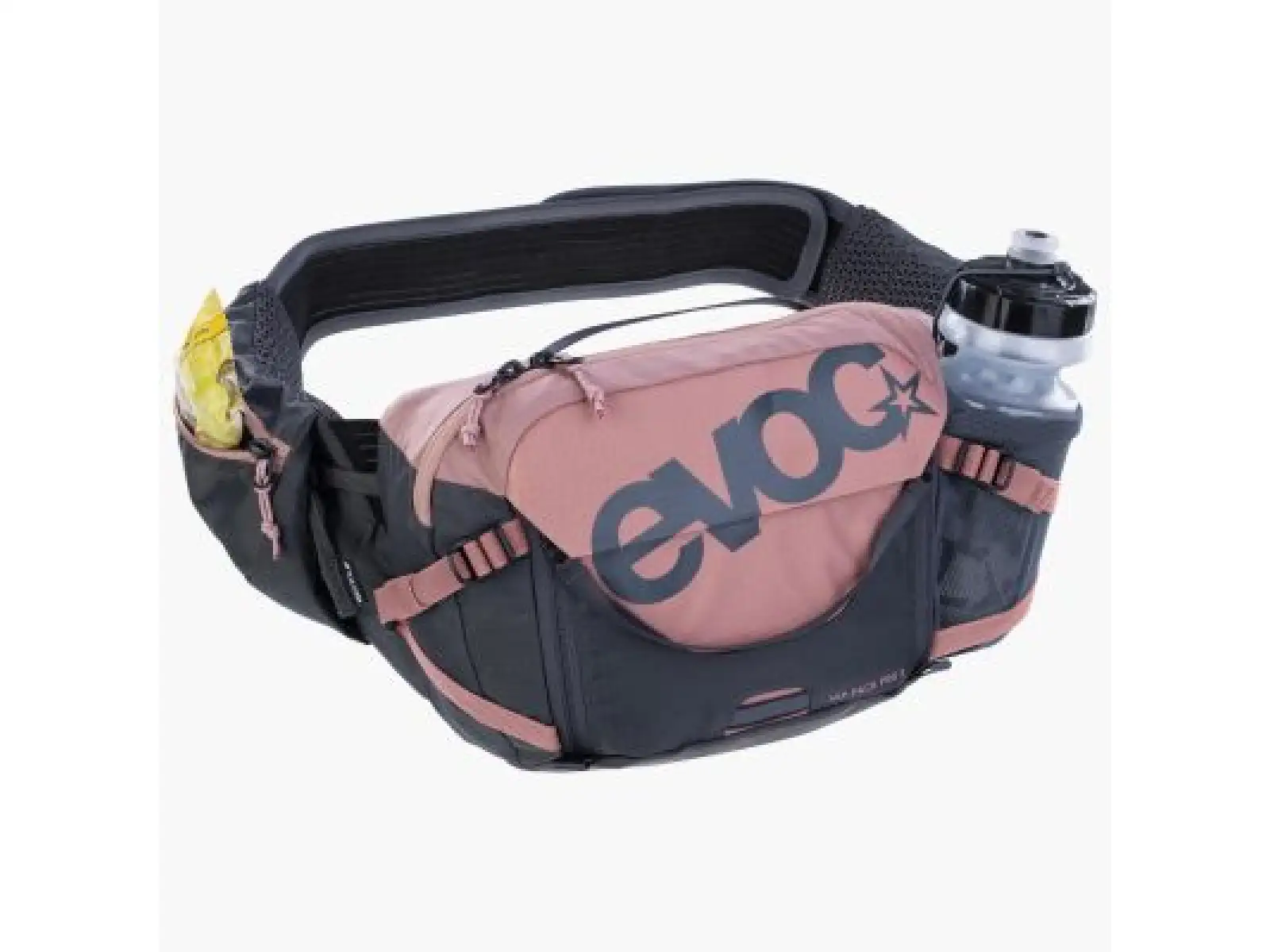 Evoc Hip Pack Pro 3 l nerka Dusty Pink/Carbon Grey + bukłak 1,5 l