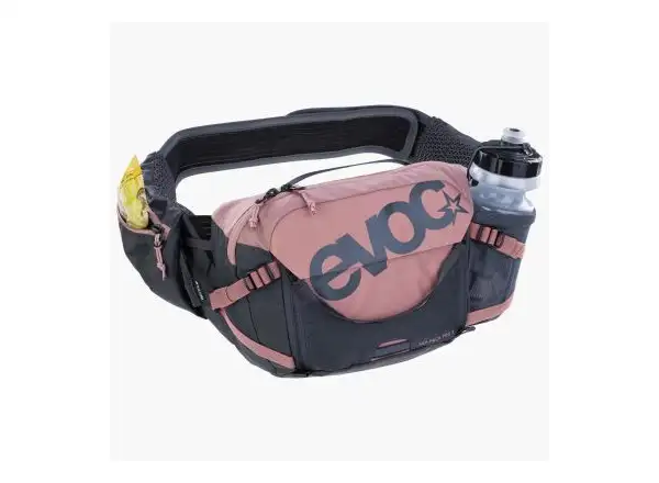 Evoc Hip Pack Pro 3 l nerka Dusty Pink/Carbon Grey + bukłak 1,5 l